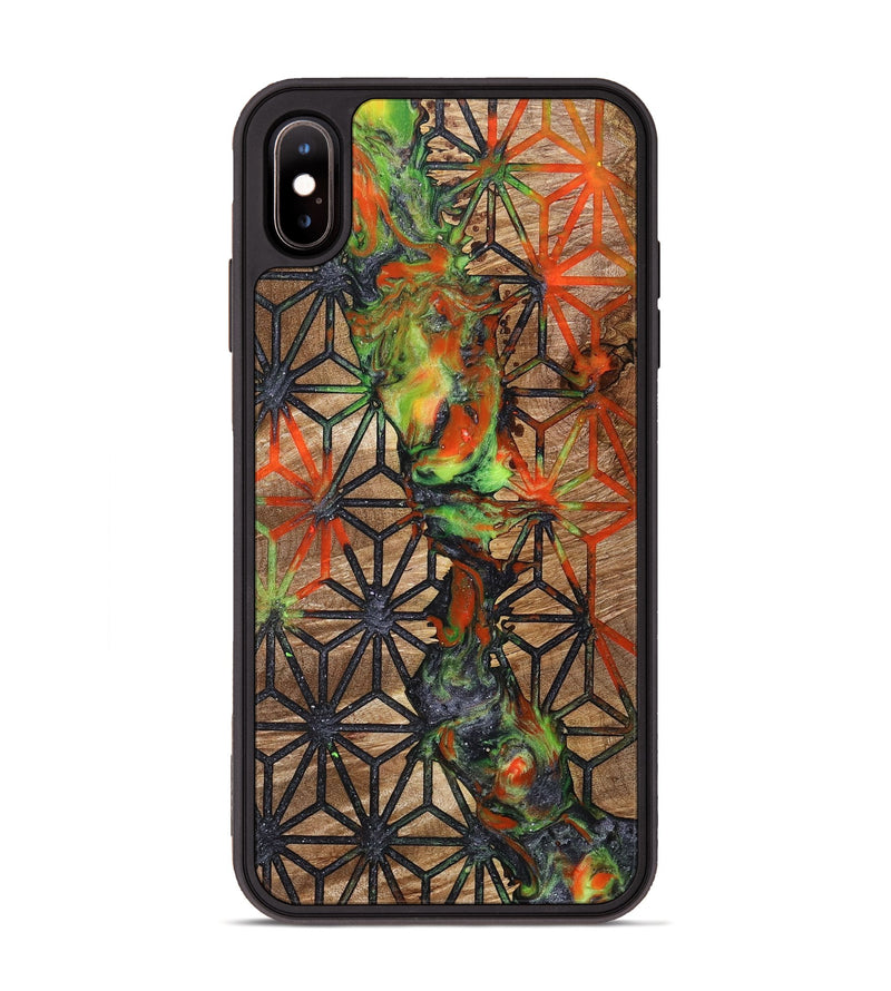 iPhone Xs Max Wood+Resin Phone Case - Kerry (Pattern, 700696)
