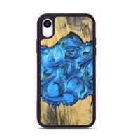iPhone Xr Wood+Resin Phone Case - Ali (Blue, 700788)