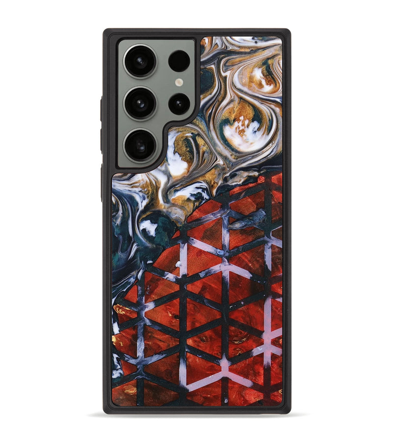 Galaxy S23 Ultra Wood+Resin Phone Case - Devon (Pattern, 700815)