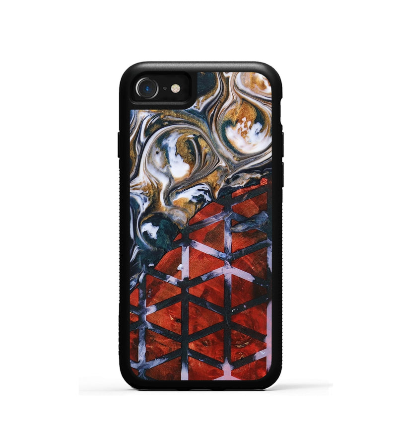 iPhone SE Wood+Resin Phone Case - Devon (Pattern, 700815)