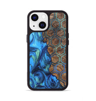 iPhone 13 Wood+Resin Phone Case - Ronda (Pattern, 700820)
