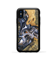 iPhone Xs Wood+Resin Phone Case - Isaac (Mosaic, 700841)