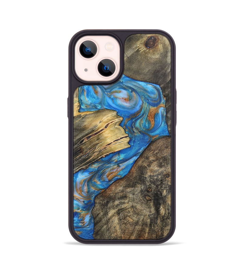 iPhone 14 Wood+Resin Phone Case - Reid (Mosaic, 700846)