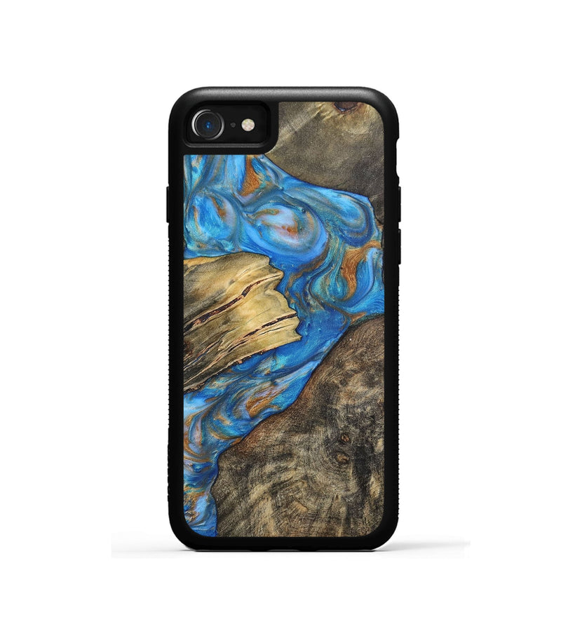 iPhone SE Wood+Resin Phone Case - Reid (Mosaic, 700846)