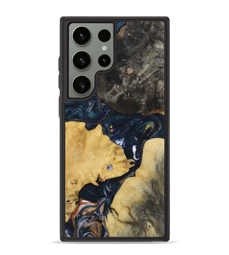Galaxy S23 Ultra Wood+Resin Phone Case - Donald (Mosaic, 700847)