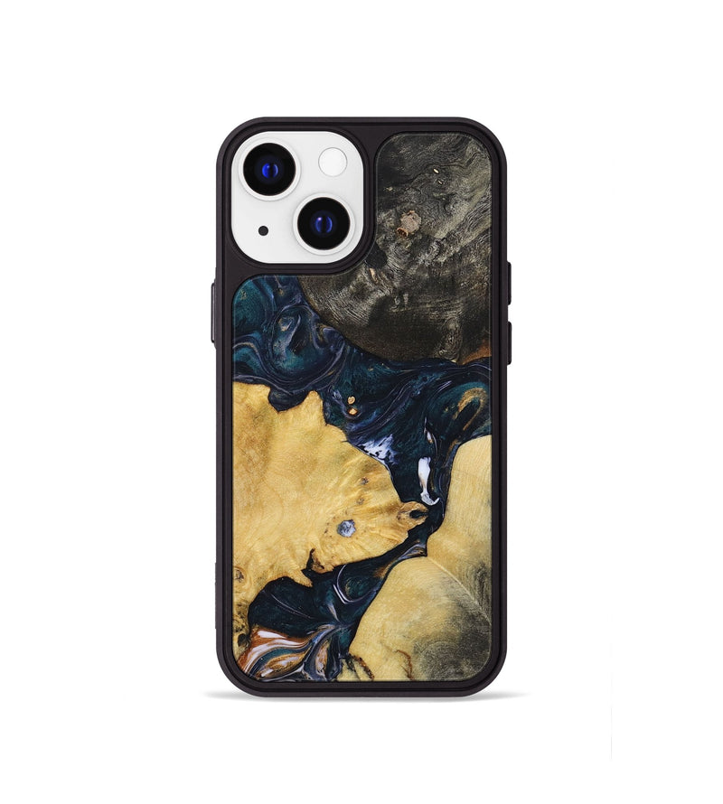 iPhone 13 mini Wood+Resin Phone Case - Donald (Mosaic, 700847)