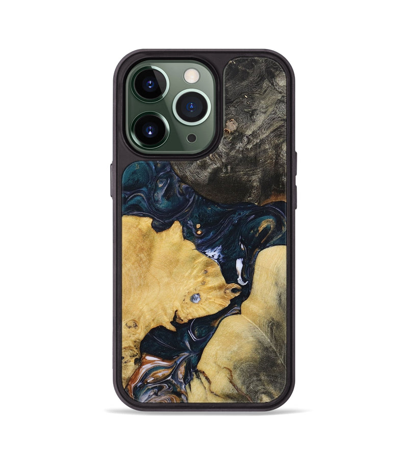 iPhone 13 Pro Wood+Resin Phone Case - Donald (Mosaic, 700847)