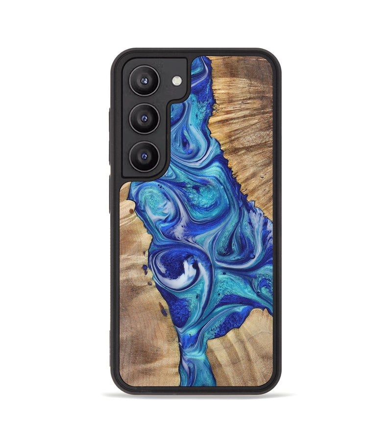 Galaxy S23 Wood+Resin Phone Case - Felicia (Mosaic, 700849)