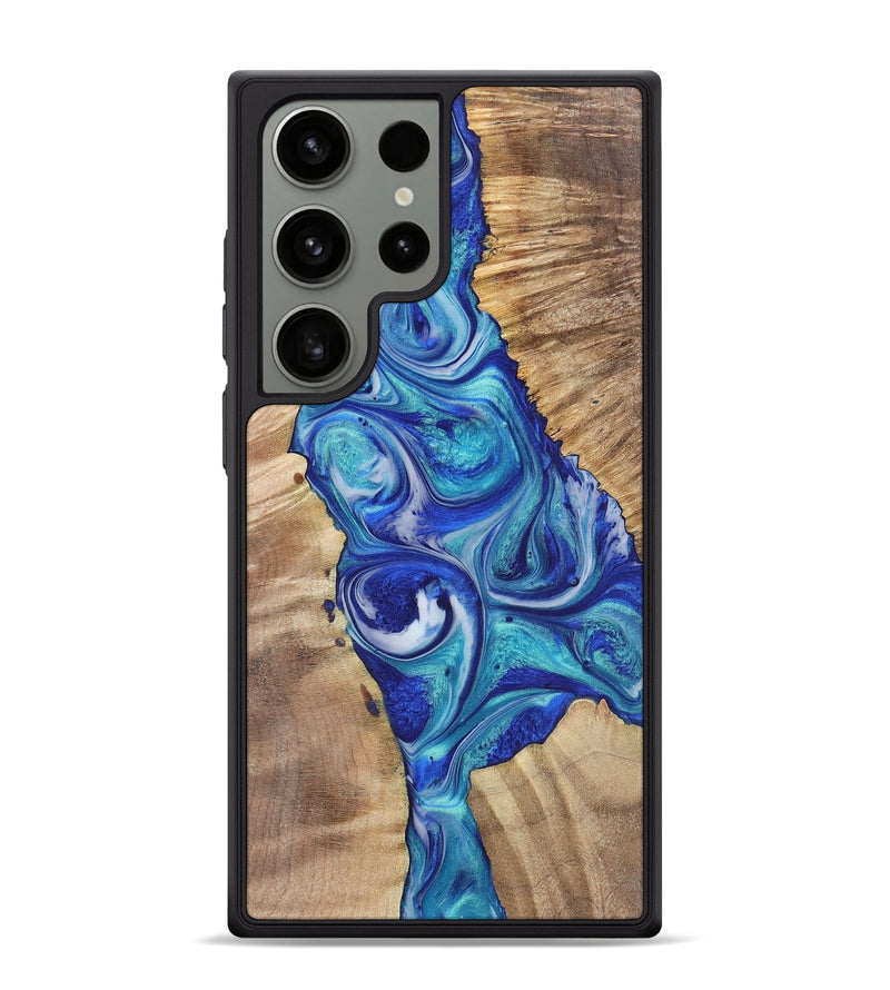 Galaxy S24 Ultra Wood+Resin Phone Case - Felicia (Mosaic, 700849)