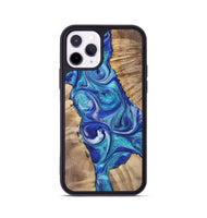 iPhone 11 Pro Wood+Resin Phone Case - Felicia (Mosaic, 700849)