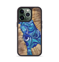 iPhone 13 Pro Wood+Resin Phone Case - Felicia (Mosaic, 700849)
