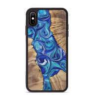 iPhone Xs Max Wood+Resin Phone Case - Felicia (Mosaic, 700849)