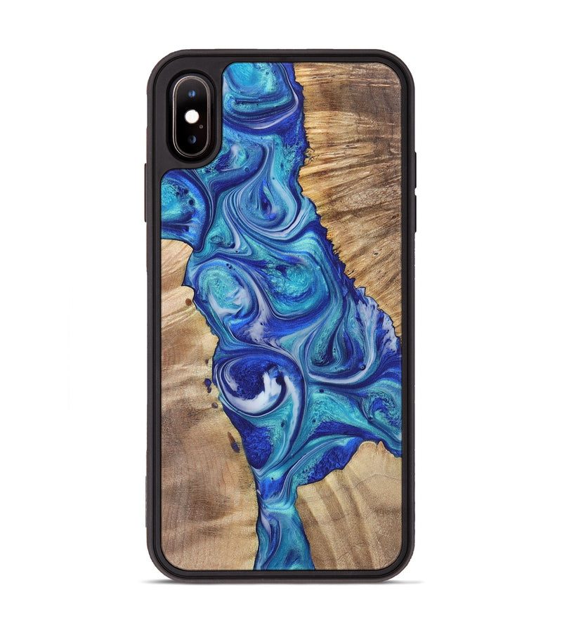 iPhone Xs Max Wood+Resin Phone Case - Felicia (Mosaic, 700849)