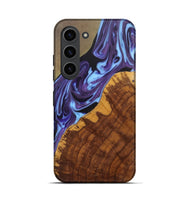 Galaxy S23 Wood+Resin Live Edge Phone Case - Anita (Purple, 700863)