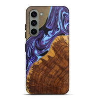 Galaxy S23 Plus Wood+Resin Live Edge Phone Case - Anita (Purple, 700863)