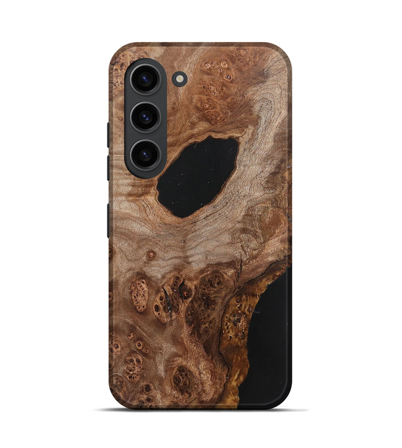 Galaxy S23 Wood+Resin Live Edge Phone Case - Philip (Wood Burl, 700876)