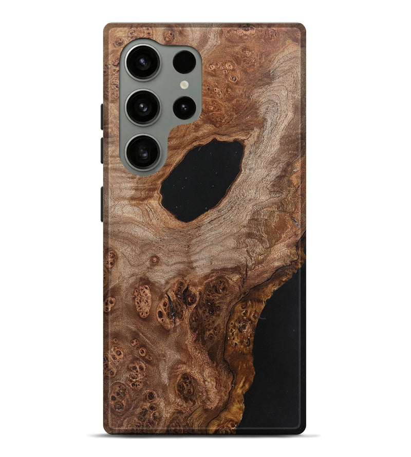 Galaxy S24 Ultra Wood+Resin Live Edge Phone Case - Philip (Wood Burl, 700876)