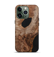 iPhone 13 Pro Wood+Resin Live Edge Phone Case - Philip (Wood Burl, 700876)