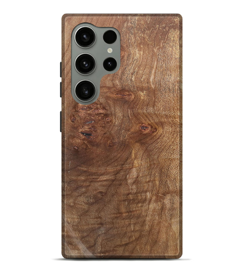 Galaxy S24 Ultra Wood+Resin Live Edge Phone Case - Bryan (Wood Burl, 700877)