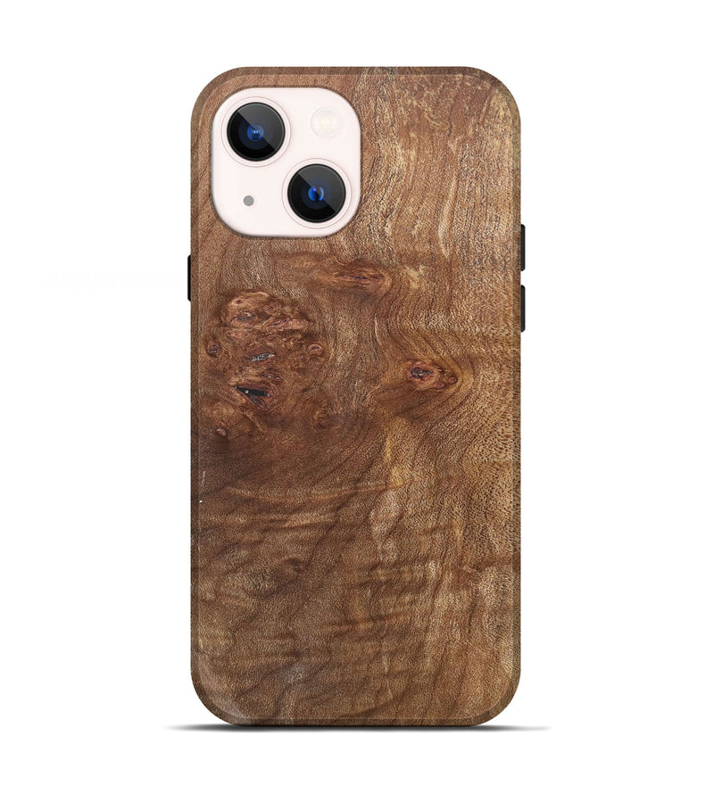 iPhone 13 Wood+Resin Live Edge Phone Case - Bryan (Wood Burl, 700877)