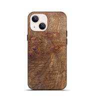 iPhone 13 mini Wood+Resin Live Edge Phone Case - Bryan (Wood Burl, 700877)