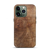 iPhone 13 Pro Wood+Resin Live Edge Phone Case - Bryan (Wood Burl, 700877)