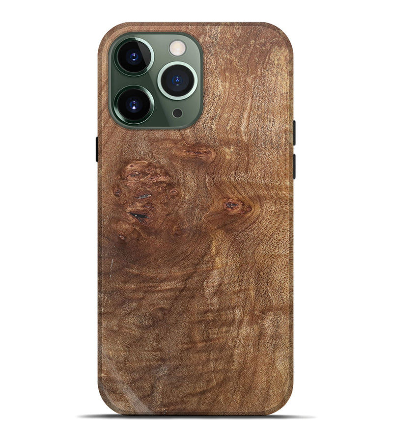 iPhone 13 Pro Max Wood+Resin Live Edge Phone Case - Bryan (Wood Burl, 700877)