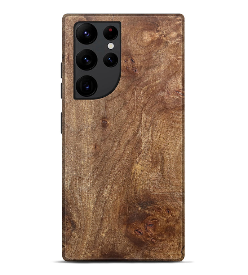 Galaxy S22 Ultra Wood+Resin Live Edge Phone Case - Alvin (Wood Burl, 700879)
