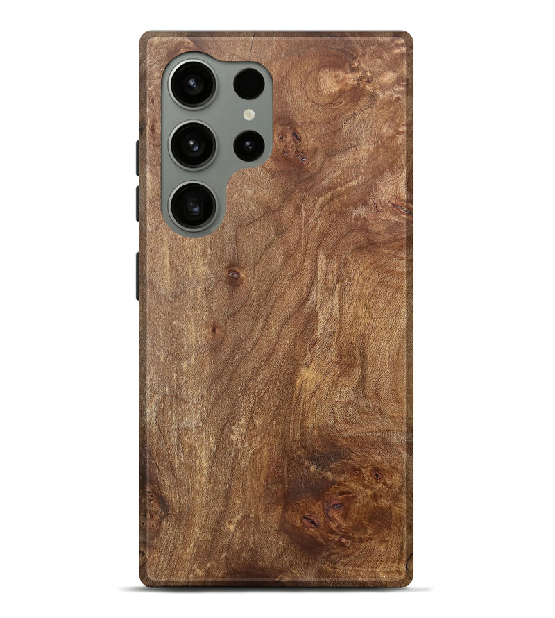 Galaxy S24 Ultra Wood+Resin Live Edge Phone Case - Alvin (Wood Burl, 700879)