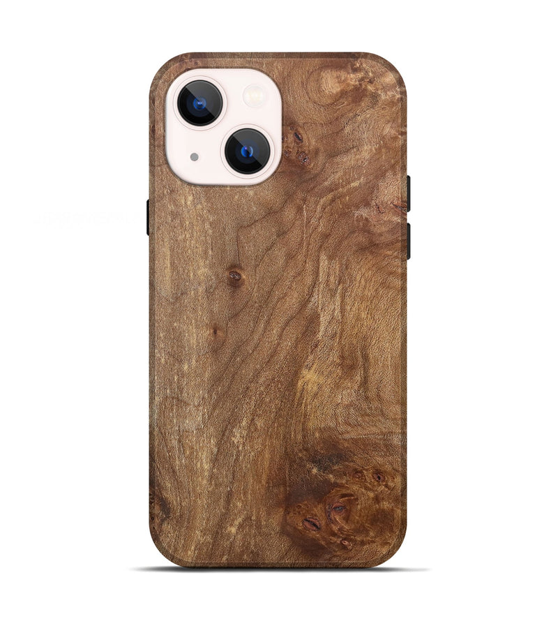 iPhone 13 Wood+Resin Live Edge Phone Case - Alvin (Wood Burl, 700879)