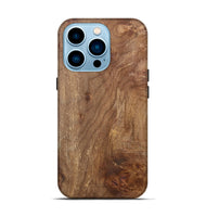 iPhone 14 Pro Wood+Resin Live Edge Phone Case - Alvin (Wood Burl, 700879)