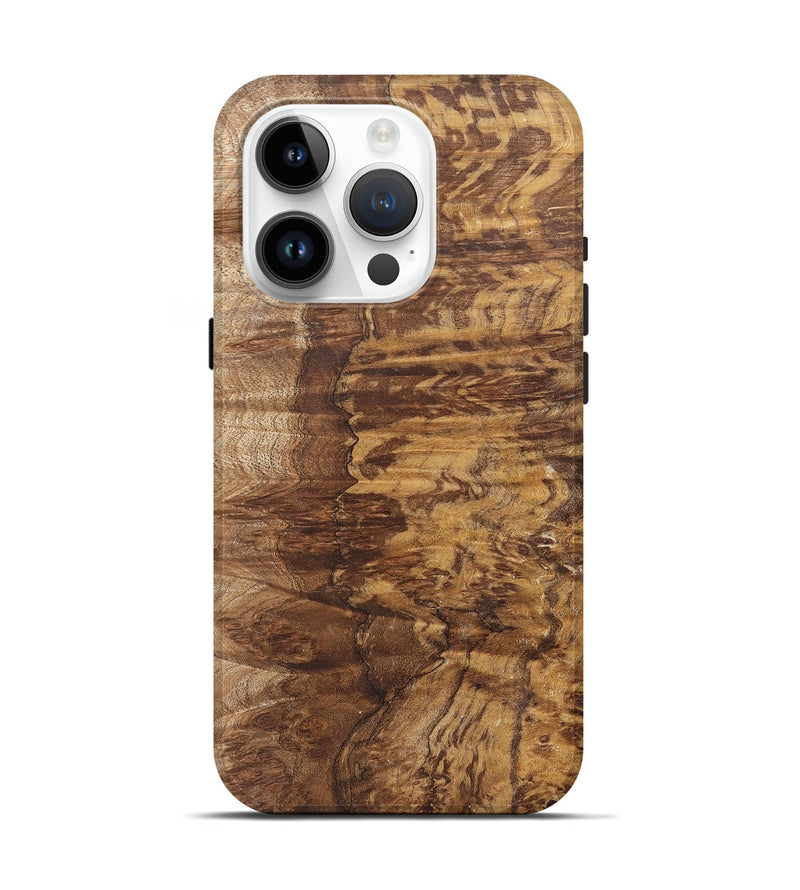 iPhone 15 Pro Wood+Resin Live Edge Phone Case - Kimora (Wood Burl, 700882)