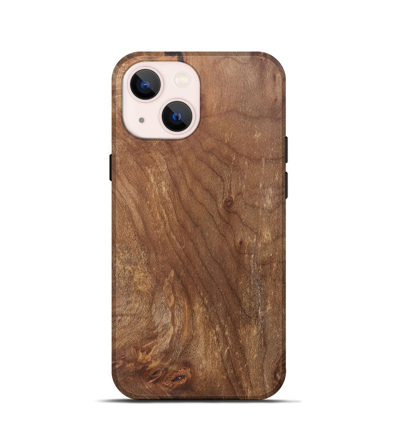 iPhone 13 mini Wood+Resin Live Edge Phone Case - Kyrie (Wood Burl, 700883)