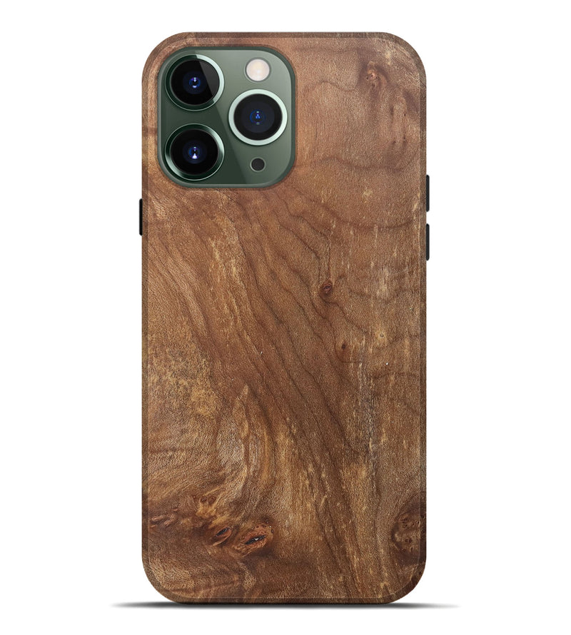 iPhone 13 Pro Max Wood+Resin Live Edge Phone Case - Kyrie (Wood Burl, 700883)
