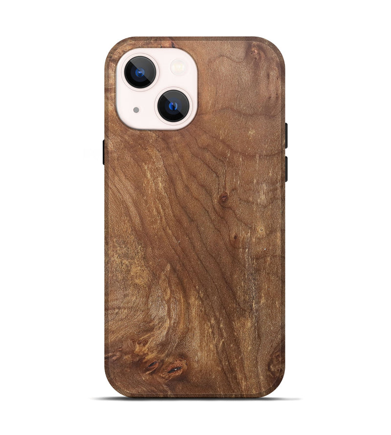 iPhone 14 Wood+Resin Live Edge Phone Case - Kyrie (Wood Burl, 700883)