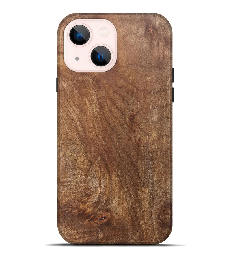 iPhone 14 Plus Wood+Resin Live Edge Phone Case - Kyrie (Wood Burl, 700883)