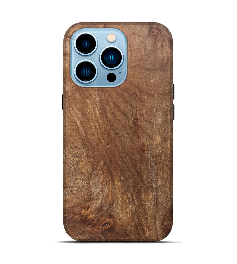 iPhone 14 Pro Wood+Resin Live Edge Phone Case - Kyrie (Wood Burl, 700883)