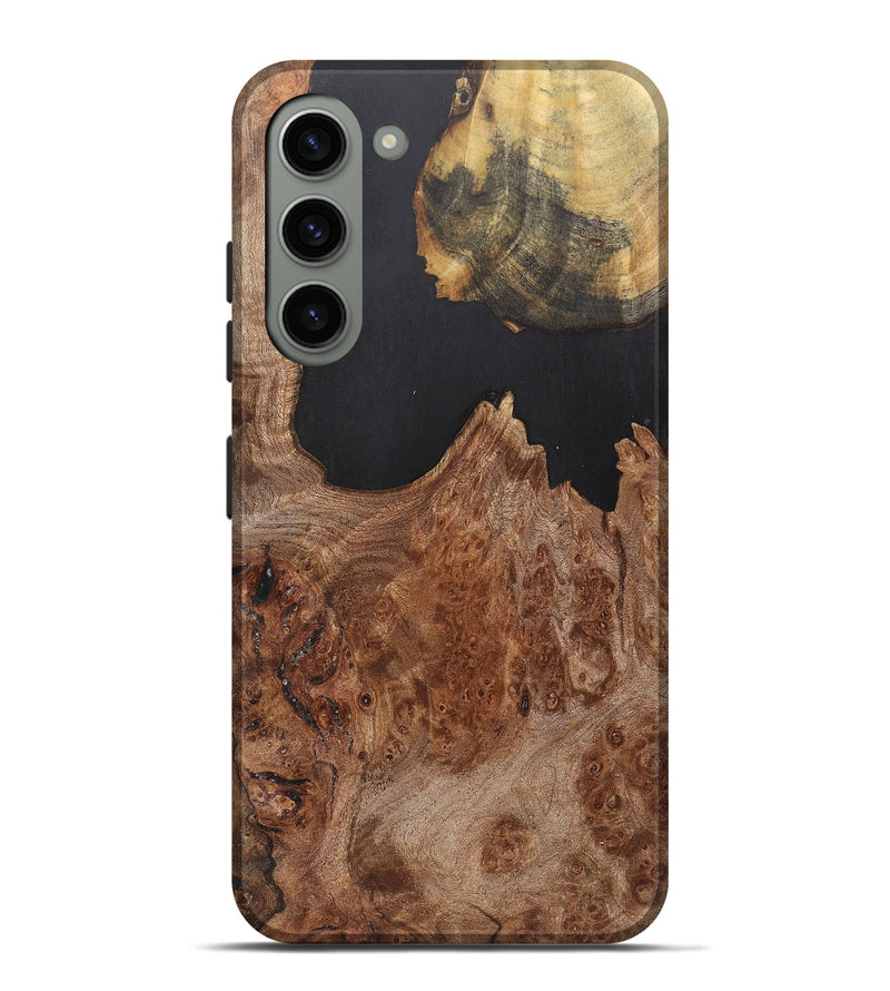 Galaxy S23 Plus Wood+Resin Live Edge Phone Case - Joni (Wood Burl, 700886)