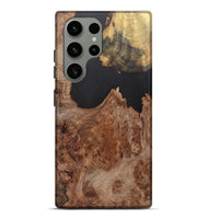Galaxy S23 Ultra Wood+Resin Live Edge Phone Case - Joni (Wood Burl, 700886)