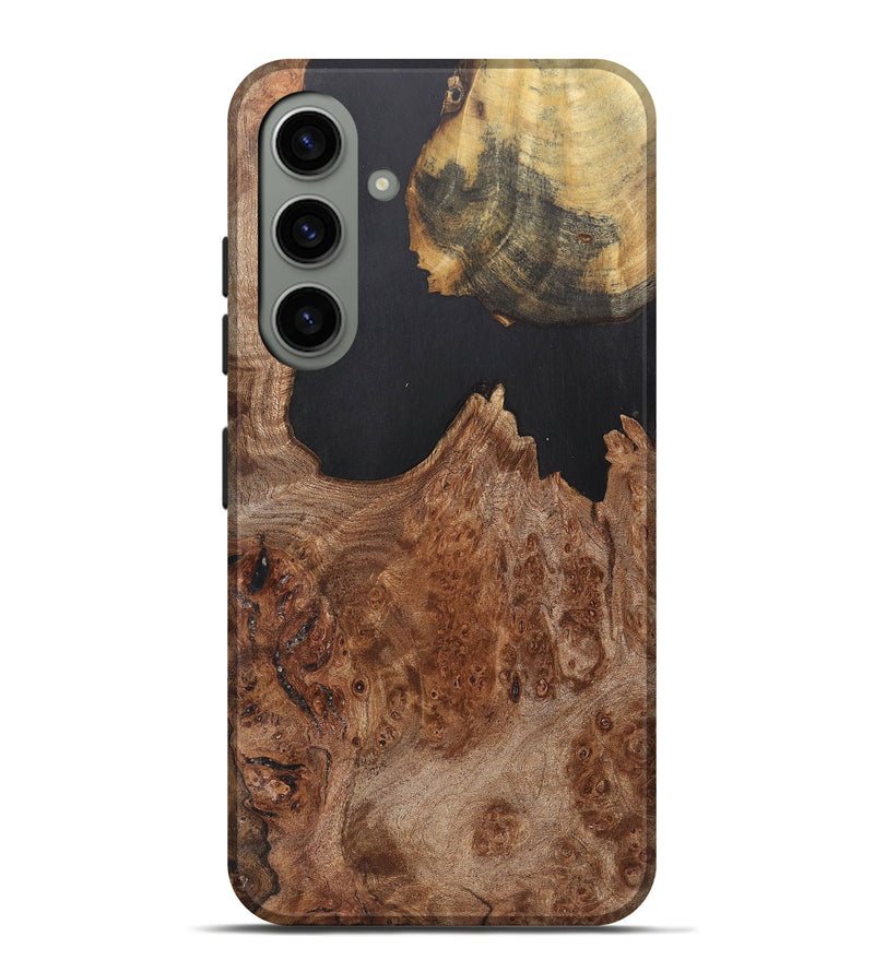 Galaxy S24 Plus Wood+Resin Live Edge Phone Case - Joni (Wood Burl, 700886)