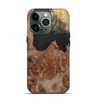iPhone 13 Pro Wood+Resin Live Edge Phone Case - Joni (Wood Burl, 700886)
