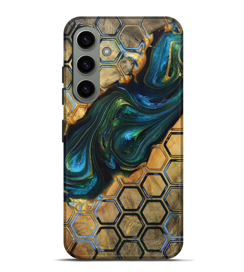 Galaxy S24 Plus Wood+Resin Live Edge Phone Case - Rita (Pattern, 700927)