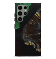 Galaxy S23 Ultra Wood+Resin Live Edge Phone Case - Hazel (Pure Black, 700933)