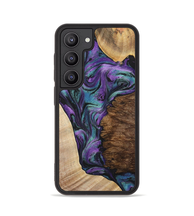 Galaxy S23 Wood+Resin Phone Case - Trevon (Mosaic, 700938)