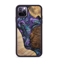 iPhone 11 Pro Max Wood+Resin Phone Case - Trevon (Mosaic, 700938)