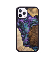 iPhone 11 Pro Wood+Resin Phone Case - Trevon (Mosaic, 700938)