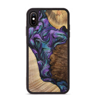 iPhone Xs Max Wood+Resin Phone Case - Trevon (Mosaic, 700938)