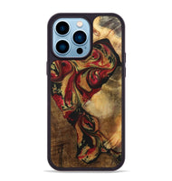 iPhone 14 Pro Max Wood+Resin Phone Case - Kiley (Mosaic, 700941)