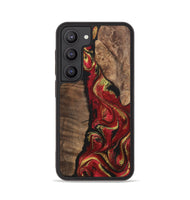 Galaxy S23 Wood+Resin Phone Case - Jason (Red, 700961)