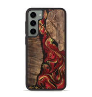 Galaxy S23 Plus Wood+Resin Phone Case - Jason (Red, 700961)